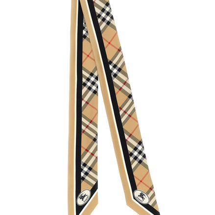 Beige Satin Foulard