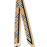 Beige Satin Foulard