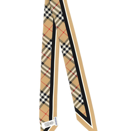 Beige Satin Foulard