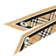 Beige Satin Foulard