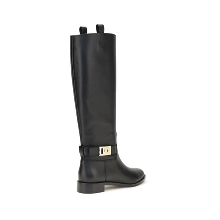 Black Calf Leather Bos Taurus Boots