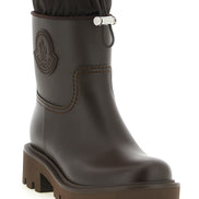 Brown Pvc Ankle Boots