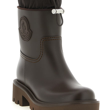 Brown Pvc Ankle Boots