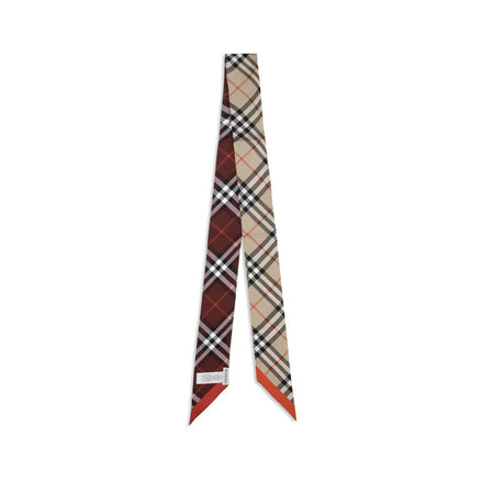 Beige Silk Scarf