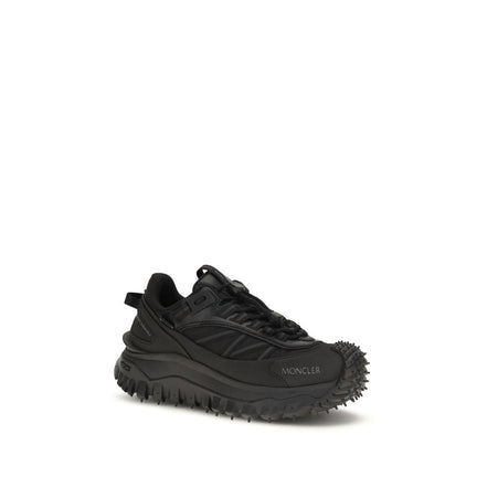 Black Calf Leather Bos Taurus Athletic Sneakers