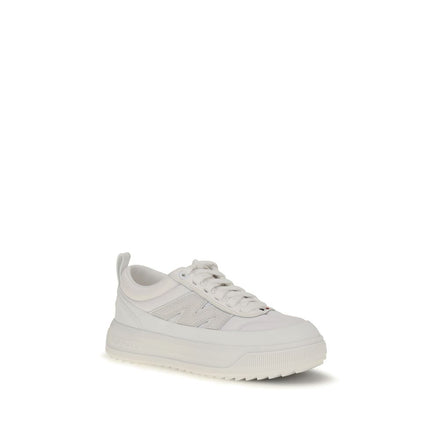 White Polyamide Athletic Sneakers
