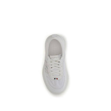 White Polyamide Athletic Sneakers