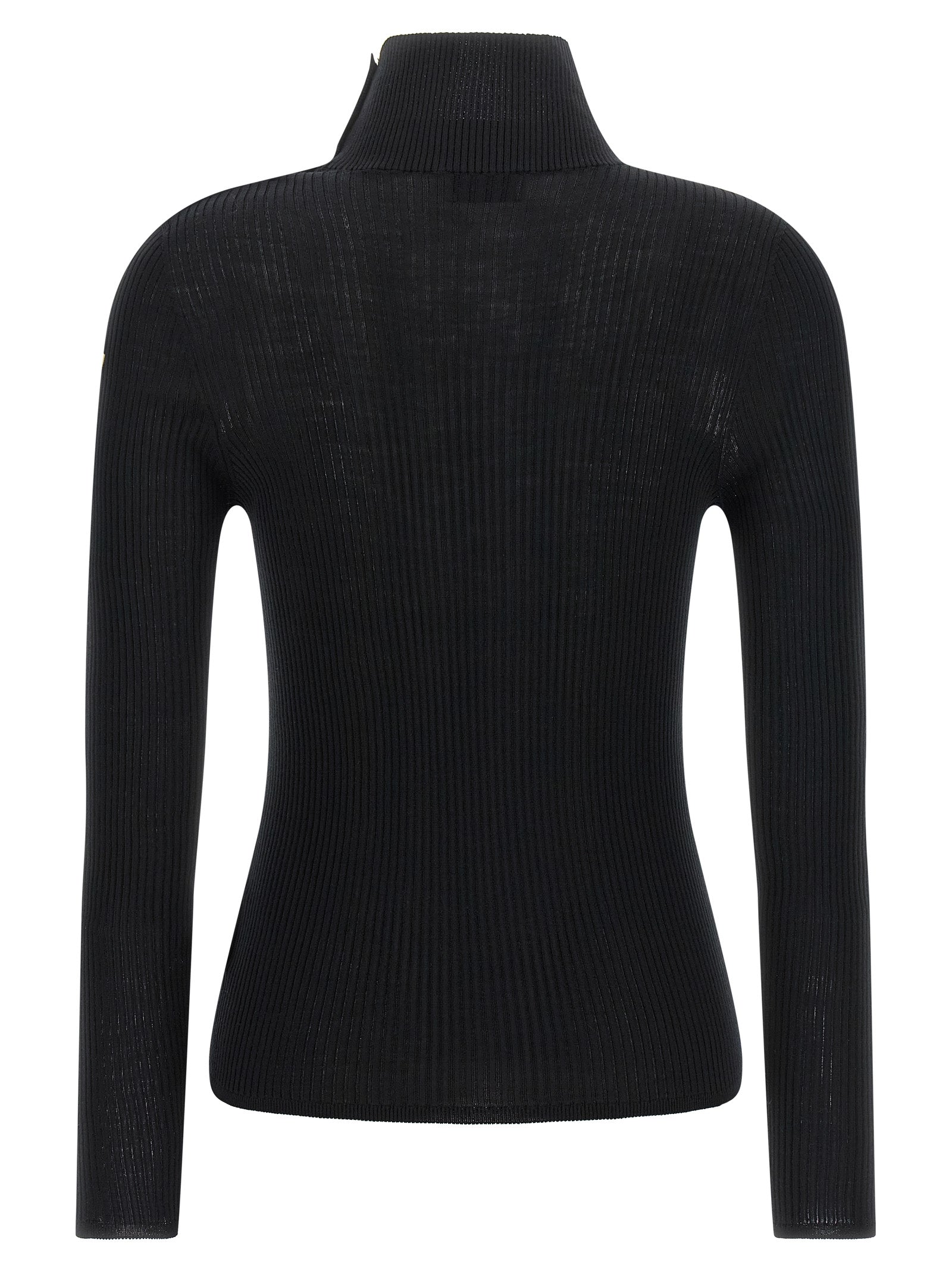 Black Virgin Wool Cardigan