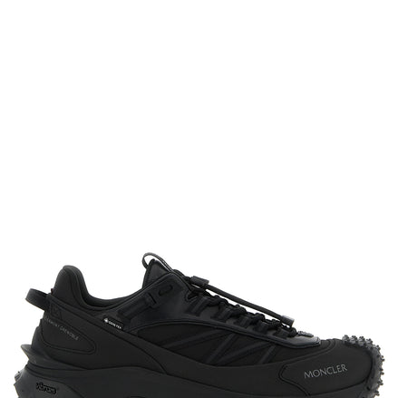 Black Leather Athletic Sneakers