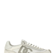 Gray Calfskin Low Top Sneakers