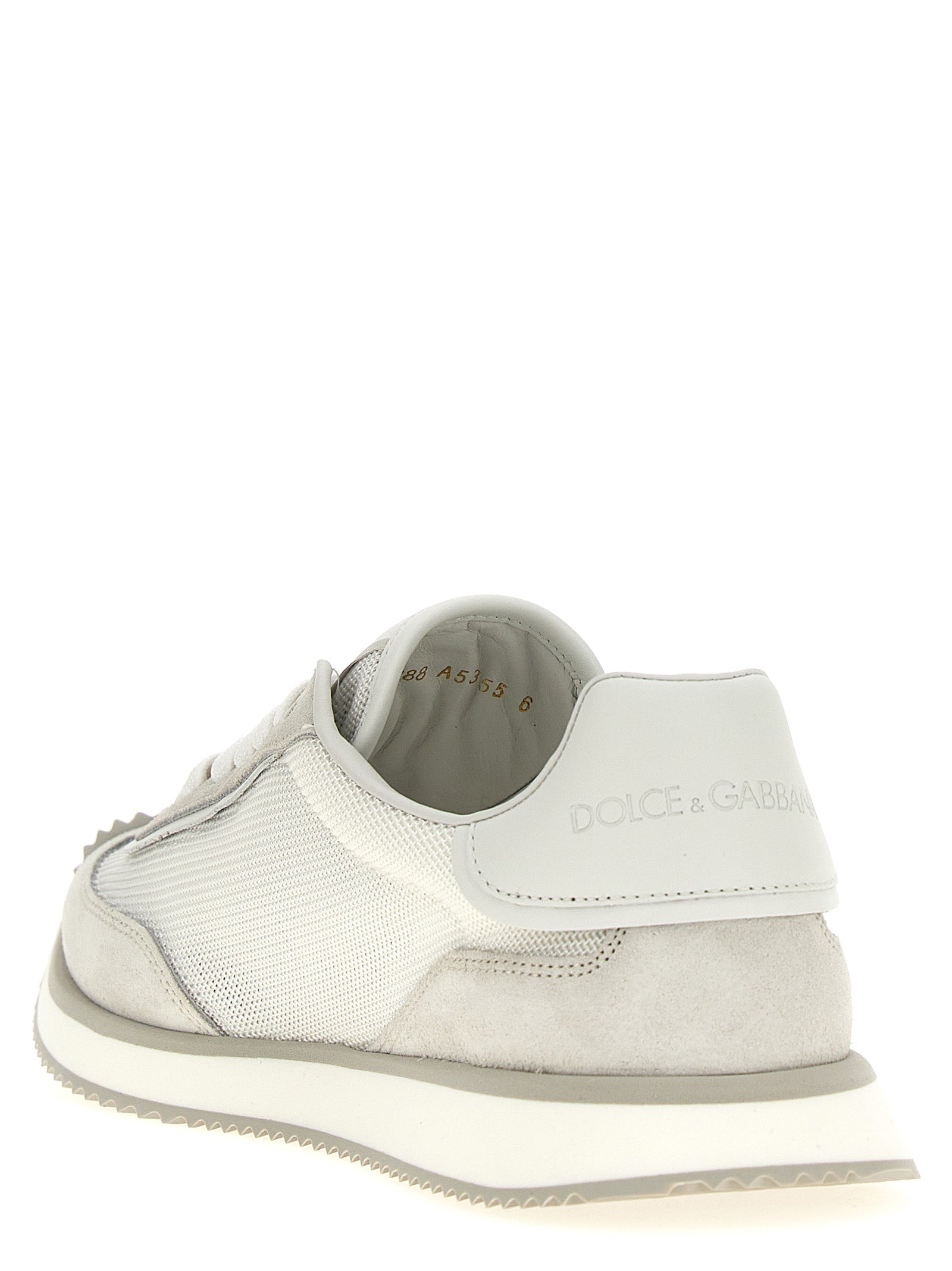 Gray Calfskin Low Top Sneakers