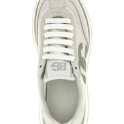 Gray Calfskin Low Top Sneakers