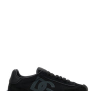 Black Calfskin Athletic Sneakers