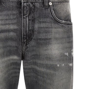Gray Cotton Jeans Denim