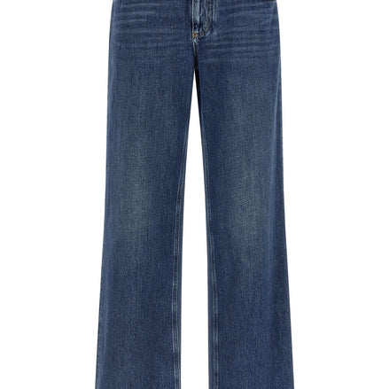 Blue Cotton Relaxed Fit Jeans