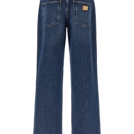 Blue Cotton Relaxed Fit Jeans