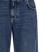 Blue Cotton Relaxed Fit Jeans