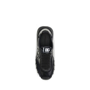 Black Calf Leather Bos Taurus Athletic Sneakers