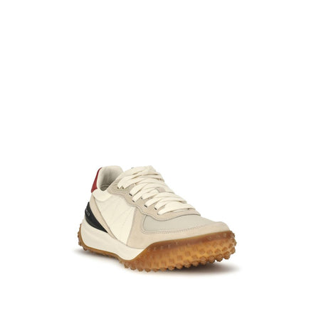 Beige Polyamide Athletic Sneakers
