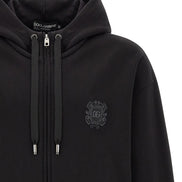 Black Cotton Sweatshirt