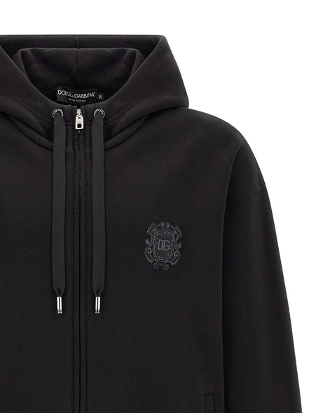 Black Cotton Sweatshirt