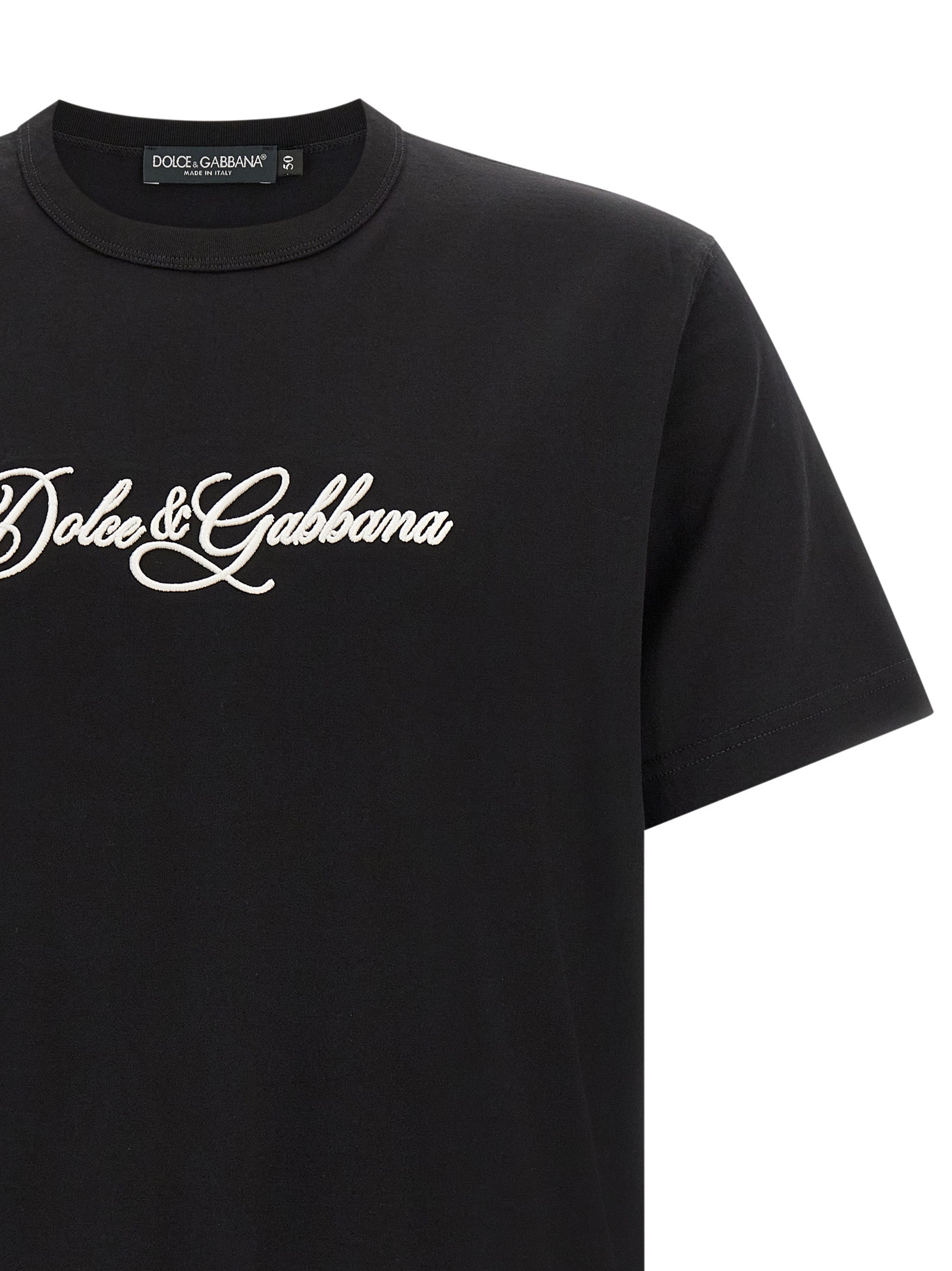 Black Cotton T-Shirt