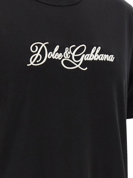 Black Cotton T-Shirt