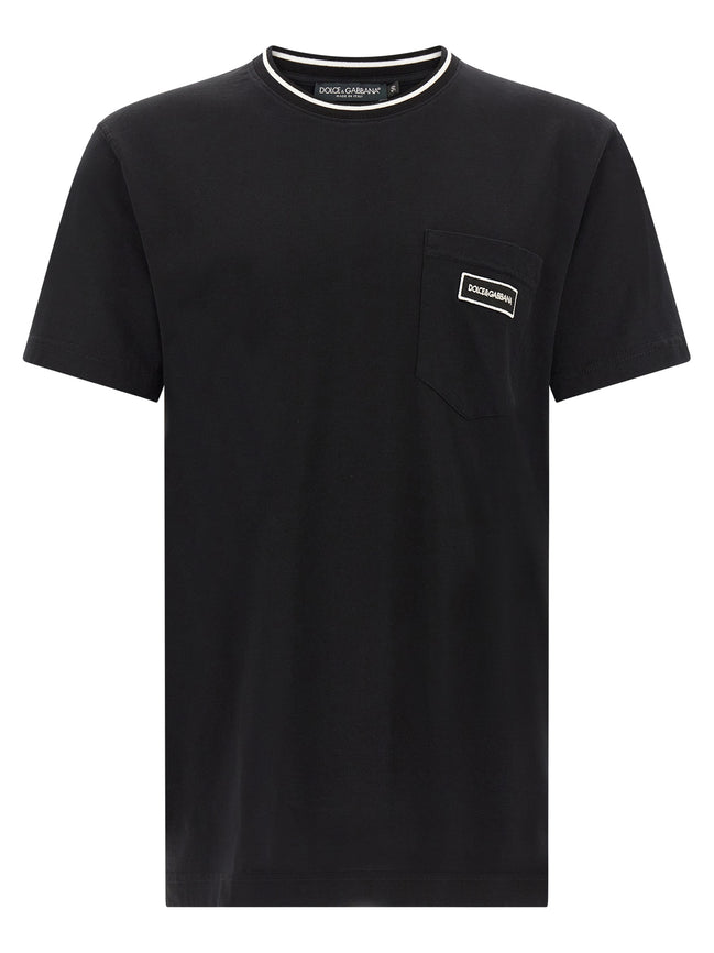 Black Cotton T-Shirt