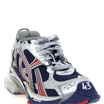 Multicolor Polyethylene Athletic Sneakers