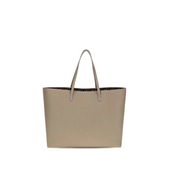 Beige Calf Leather Bos Taurus Shoulder Bag