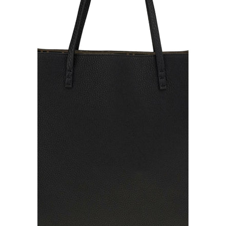 Black Calf Leather Bos Taurus Shoulder Bag