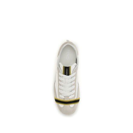 Gray Fabric Athletic Sneakers