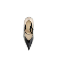 Black Calf Leather Bos Taurus High Heel Pumps