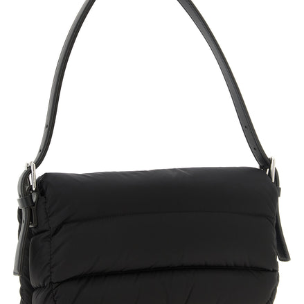 Black Polyamide Shoulder Bag