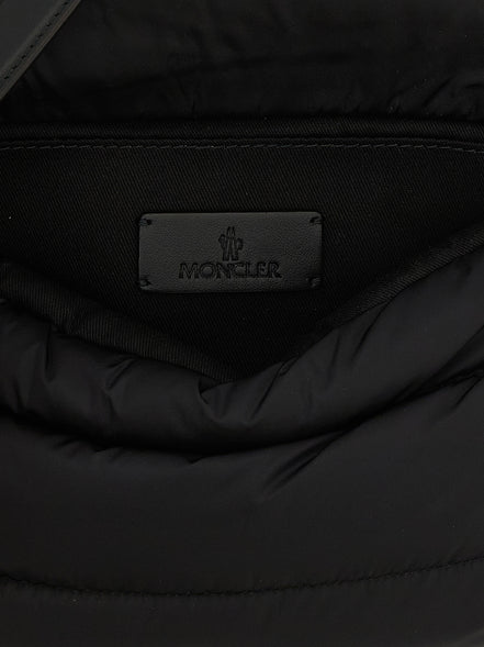 Black Polyamide Shoulder Bag