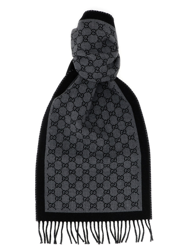 Gray Wool Scarf