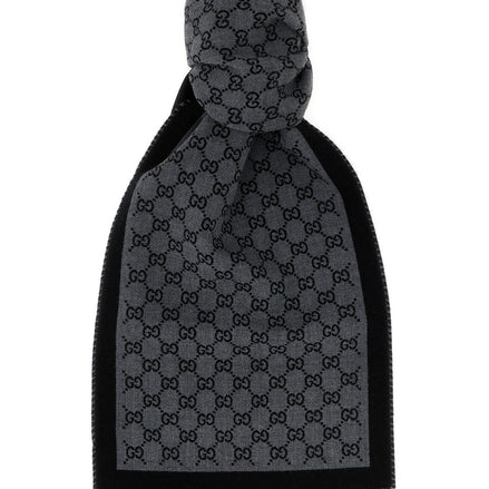 Gray Wool Scarf
