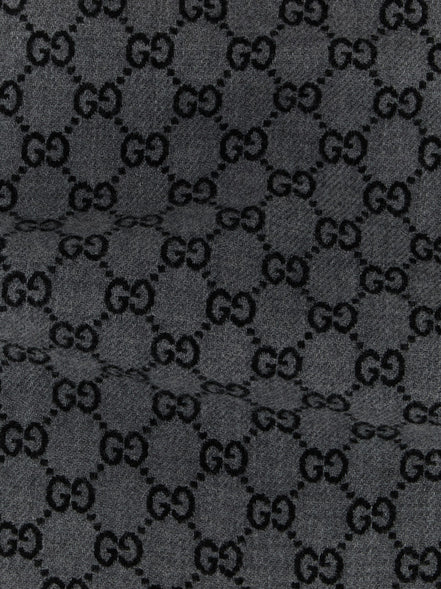 Gray Wool Scarf