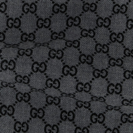 Gray Wool Scarf