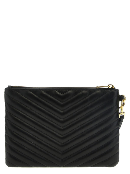 Black Calfskin Clutch Bag