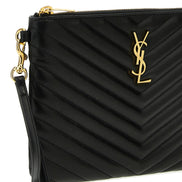 Black Calfskin Clutch Bag