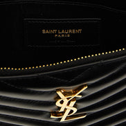 Black Calfskin Clutch Bag