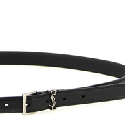 Black Calfskin Regular Belt