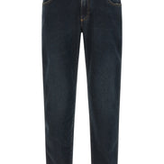 Blue Cotton Skinny Jeans