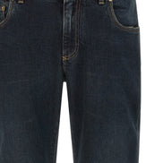 Blue Cotton Skinny Jeans