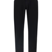 Black Cotton Slim Fit Jeans