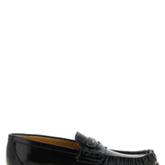 Black Calfskin Slip-On Loafers