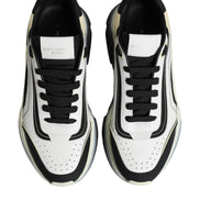 White Black Daymaster Two Tone Sneaker Shoes