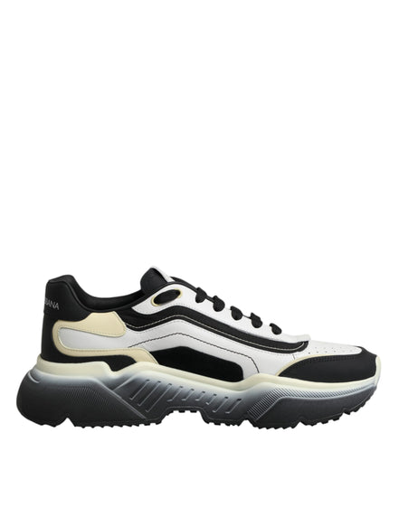 White Black Daymaster Two Tone Sneaker Shoes