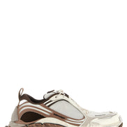 White Polyethylene Athletic Sneakers